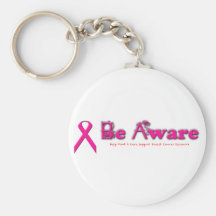 Be Aware Breast Cancer Awareness Key Chains