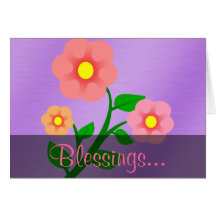Be blessed with joy and gladness Luck 1:14 Card