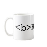 BE BOLD html coffee mug