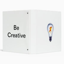 Be Creative Notebook! 3 Ring Binders