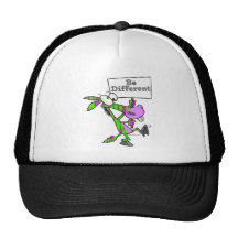 be different funky zebra pattern donkey mesh hats