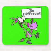 be different funky zebra pattern donkey mousepads