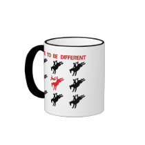 Be Different - Funny Horse Saying Mug