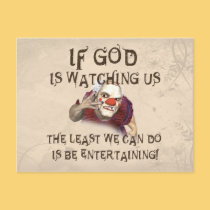 Be Entertaining postcards