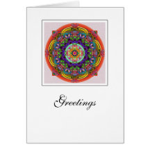 Be Free Mandala Card