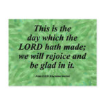 Be Glad Psalm 118-24  Condensed Post Cards