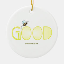 Be Good - A Positive Word Christmas Tree Ornaments