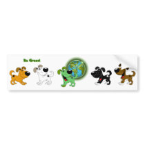 Be Green Bumper Stickers