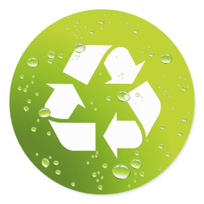 Be Green & Recycle Stickers by jZizzles