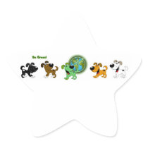 Be Green Stickers