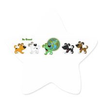 Be Green Stickers
