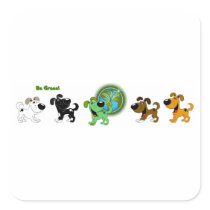 Be Green Sticker