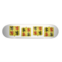 be Hainaut, Belgium Skate Board Deck