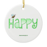 Be Happy - A Positive Word Ornaments