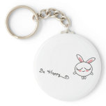 Be Happy Bunny Key Chains