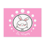 Be Happy Bunny Post Card