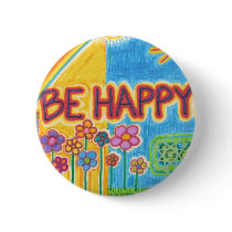Be happy Button