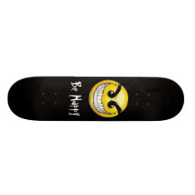Be Happy Custom Skate Board