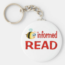Be Informed READ Keychains