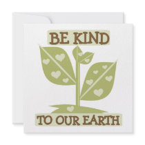 Be Kind to our Earth T-shirts and Gifts Invitation