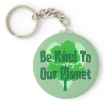 Be Kind To Our Planet Keychain