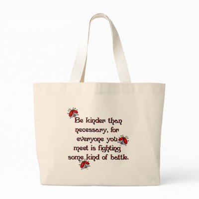 Be Kinder Canvas Bag by Jaenne