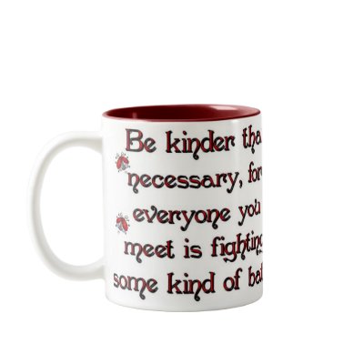 Be Kinder Mugs by Jaenne