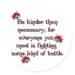 Be Kinder stickers