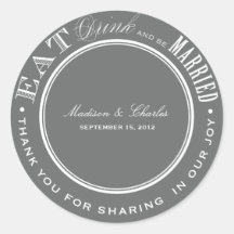 & BE MARRIED | FAVOR STICKERS