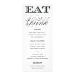 & BE MARRIED | MENU PERSONALIZED INVITES