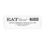 & BE MARRIED | RETURN ADDRESS LABELS