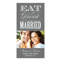 & BE MARRIED | SAVE THE DATE ANNOUNCEMENT PICTURE CARD