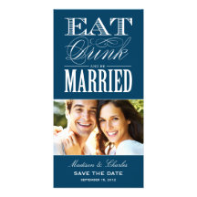 & BE MARRIED | SAVE THE DATE ANNOUNCEMENT CUSTOM PHOTO CARD