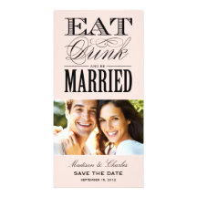 & BE MARRIED | SAVE THE DATE ANNOUNCEMENT CUSTOM PHOTO CARD