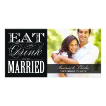 & BE MARRIED | SAVE THE DATE ANNOUNCEMENT CUSTOM PHOTO CARD