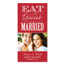& BE MARRIED | SAVE THE DATE ANNOUNCEMENT CUSTOM PHOTO CARD
