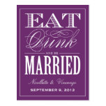 BE MARRIED | SAVE THE DATE ANNOUNCEMENT POST CARD