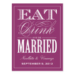 BE MARRIED | SAVE THE DATE ANNOUNCEMENT POST CARD