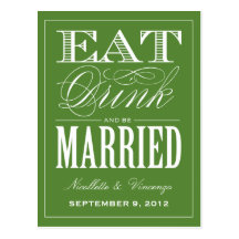 BE MARRIED | SAVE THE DATE ANNOUNCEMENT POST CARDS