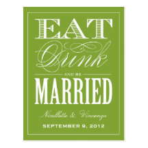 BE MARRIED | SAVE THE DATE ANNOUNCEMENT POST CARDS