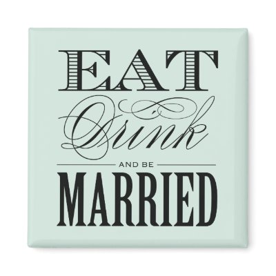 & BE MARRIED | WEDDING MAGNET by FINEandDANDY