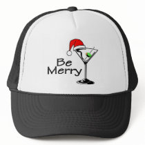 Be Merry Martini Mesh Hat