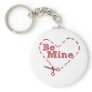 Be Mine heart Cutout Key Chain