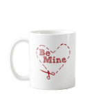 Be Mine heart Cutout Coffee Mugs