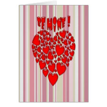 BE MINE HEARTS by SHARON SHARPE Cards