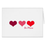 Be Mine Hearts Card