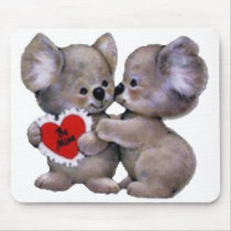 Be Mine Koalas Mousepad