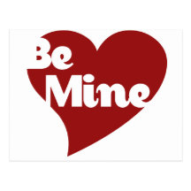 Be Mine Postcard