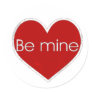 be mine red grunge sticker