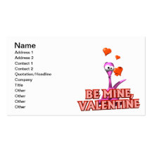 Be Mine Valentine Business Card